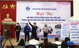 Cao Bằng: Nâng cao nhận thức bình đẳng giới từ các chiến dịch truyền thông