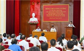 Chủ tịch nước Lương Cường dự sinh hoạt chi bộ thôn tại Quảng Ninh