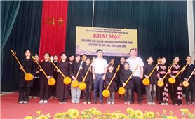Khai mạc xây dựng Câu lạc bộ văn hóa dân gian ở Tân Văn