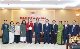 Bộ trưởng Bộ Dân tộc và Tôn giáo Đào Ngọc Dung: Triển khai sớm việc hợp tác với UNDP để hỗ trợ đồng bào DTTS