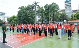 Khối báo chí hăng say tập luyện, chuẩn bị hình ảnh đẹp nhất tham gia diễu hành trong ngày lễ lớn của đất nước