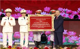 Lãnh đạo Đảng, Nhà nước dự Lễ kỷ niệm 80 năm Ngày truyền thống Công an nhân dân và đón nhận Huân chương Sao Vàng lần thứ 5
