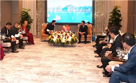 Lãnh đạo tỉnh Quảng Ninh tiếp xã giao Quốc vương Bhutan