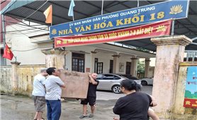 Nghệ An di dời khẩn cấp 400 hộ dân ra khỏi chung cư xuống cấp để tránh trú bão số 5