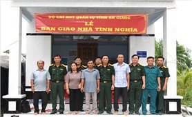An Giang: Bàn giao 5 căn nhà tình nghĩa dịp Quốc khánh 2/9