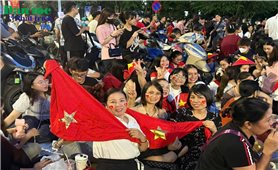 Người dân háo hức chờ xem sơ duyệt diễu binh, diễu hành