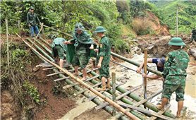 Bộ đội Biên phòng vượt mưa lũ, mở đường cứu dân ở vùng biên