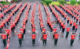 TP Hồ Chí Minh: 750 người dân đồng diễn chào mừng 