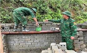 Thêm một căn nhà là thêm một điểm tựa vững chắc để bà con yên tâm gắn bó với biên cương