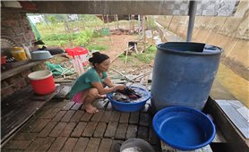 Làng Đài bao năm vẫn phải “trông trời” để có nước sinh hoạt!