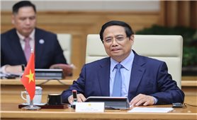 Bí thư Thứ nhất, Chủ tịch nước Cuba Miguel Diaz Canel hội kiến Thủ tướng Chính phủ Phạm Minh Chính