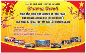 Tân Tiến (Tuyên Quang): Tổ chức chuỗi hoạt động mừng Đảng, mừng Xuân gắn với khánh thành các công trình dân sinh