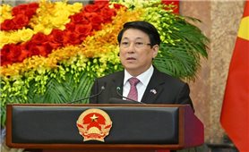 Chủ tịch nước Lương Cường và Chủ tịch Hội đồng châu Âu gặp gỡ báo chí