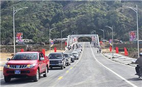 Quảng Ngãi: Đưa vào sử dụng cầu bắc qua sông Pô Kô, giúp đồng bào DTTS đi lại thuận lợi trong dịp Tết