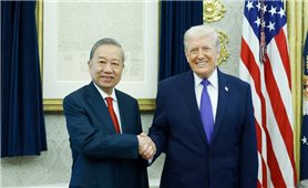 Tổng Bí thư Tô Lâm gặp Tổng thống Hoa Kỳ Donald Trump