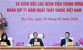 Thủ tướng Phạm Minh Chính gặp mặt đại diện các nhà khoa học tiêu biểu lĩnh vực y tế