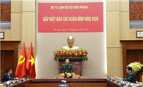Bộ Tư lệnh Bộ đội Biên phòng gặp mặt báo chí Xuân Bính Ngọ