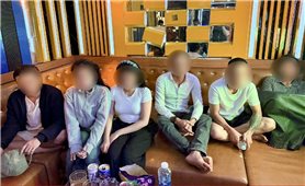 Đột kích quán Karaoke, bắt quả tang nhiều người “phê” ma túy