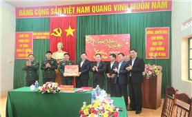 Đoàn công tác Trung ương thăm, chúc Tết cán bộ, chiến sĩ Biên phòng và đồng bào DTTS tỉnh Lâm Đồng