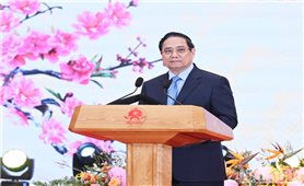 Thủ tướng Phạm Minh Chính và Phu nhân chủ trì chiêu đãi Đoàn Ngoại giao nhân dịp Tết cổ truyền Bính Ngọ