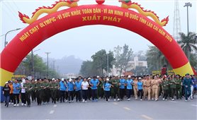 Hằng ngàn người tham gia Ngày chạy Olympic tỉnh Lào Cai năm 2026