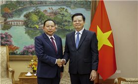 Phó Thủ tướng Mai Văn Chính tiếp Bộ trưởng Bộ Lễ nghi và Tôn giáo Campuchia