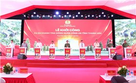 Khởi công dự án doanh trại Công an tỉnh Thanh Hóa
