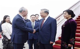 Tổng Bí thư, Chủ tịch nước Tô Lâm và phu nhân bắt đầu chuyến thăm cấp Nhà nước đến Trung Quốc