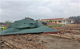 Thanh Hóa: Giông lốc kèm mưa đá bất ngờ trong đêm, nhiều tài sản hư hại