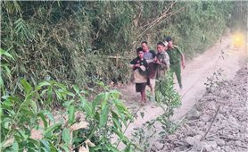 Công an xã Kon Braih kịp thời đưa đi cấp cứu người dân đang nguy hiểm tính mạng
