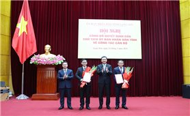 Ông Hoàng Xuân Thuận được bổ nhiệm làm Giám đốc Sở Dân tộc và Tôn giáo Lạng Sơn