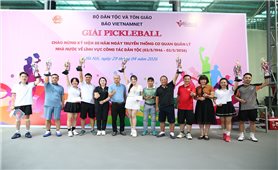 [PHOTO] Xác định nhà vô địch giải Pickleball 80 năm Ngày truyền thống cơ quan quản lý nhà nước về công tác dân tộc