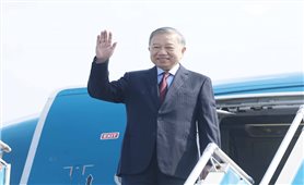 Tổng Bí thư, Chủ tịch nước Tô Lâm lên đường thăm Ấn Độ