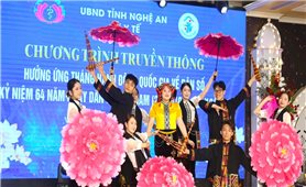 Sắc màu văn hóa lan tỏa thông điệp dân số tại Nghệ An