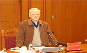 Tổng Bí thư Nguyễn Phú Trọng chủ trì cuộc họp Thường trực BCĐ Trung ương về phòng, chống tham nhũng, tiêu cực