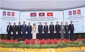 Khai mạc trọng thể Hội nghị cấp cao Quốc hội ba nước Campuchia-Lào-Việt Nam lần thứ nhất