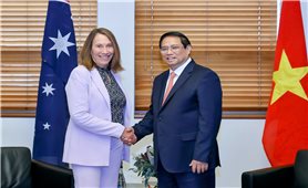 Thủ tướng Phạm Minh Chính hội kiến Chủ tịch Thượng viện Australia