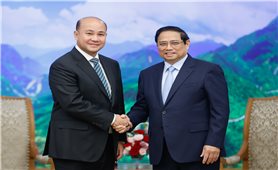 Thủ tướng tiếp Tổng Thư ký Ban Dân vận Đảng Nhân dân Campuchia Hun Many