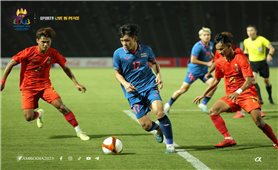 SEA Games 32: U22 Thái Lan đánh bại U22 Myanmar để góp mặt trong trận chung kết môn bóng đá nam