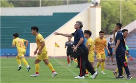 Đội tuyển U23 Việt Nam của HLV Philippe Troussie tập trung chuẩn bị tham gia giải U23 châu Á 2024