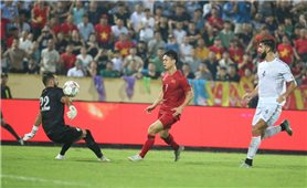 Đội tuyển Việt Nam giành chiến thắng trước Palestine trong trận giao hữu trên sân Thiên Trường