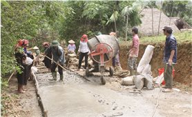 Bước tiến trong xây dựng nông thôn mới ở Văn Bàn
