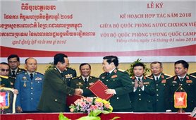 Đưa quan hệ hợp tác quốc phòng Việt Nam - Cam-pu-chia đi vào chiều sâu