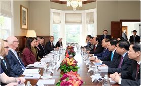 Hai Thủ tướng Việt Nam và New Zealand hội đàm