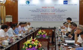 UBND tỉnh Bình Định làm việc với Đoàn công tác Ủy ban Dân tộc và ADB: Về dự án Xây dựng cơ sở hạ tầng thích ứng với biến đổi khí hậu cho đồng bào dân tộc thiểu số