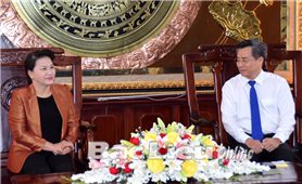 Chủ tịch Quốc hội thăm và làm việc tại tỉnh Bạc Liêu