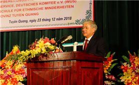 Lễ bàn giao hệ thống máy lọc nước sạch cho trường Phổ thông Dân tộc nội trú THPT tỉnh Tuyên Quang