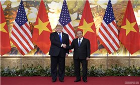Thủ tướng Nguyễn Xuân Phúc hội kiến với Tổng thống Hoa Kỳ