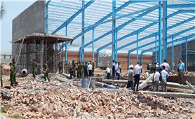 Vụ sập công trình tại Khu Công nghiệp Vĩnh Long: Bộ xây dựng có công văn hoả tốc chỉ đạo
