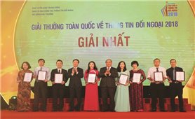 Trao Giải thưởng toàn quốc về thông tin đối ngoại năm 2018